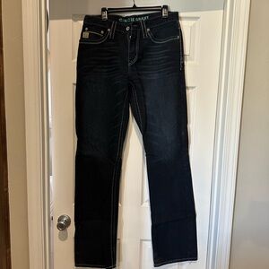 Cinch Men's Dark Denim Relaxed Jeans